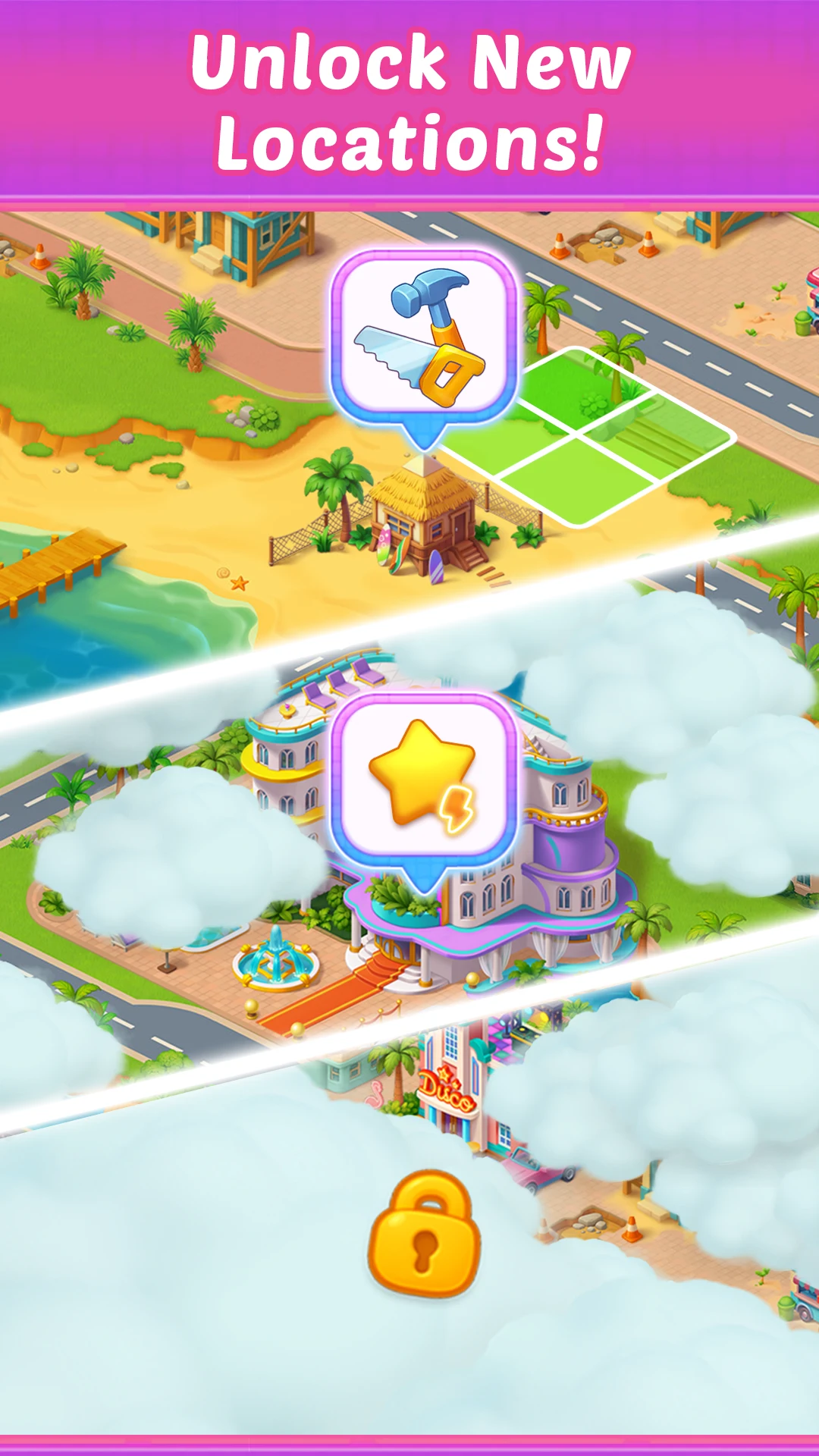 TropicVille: Merge & Chill screenshot