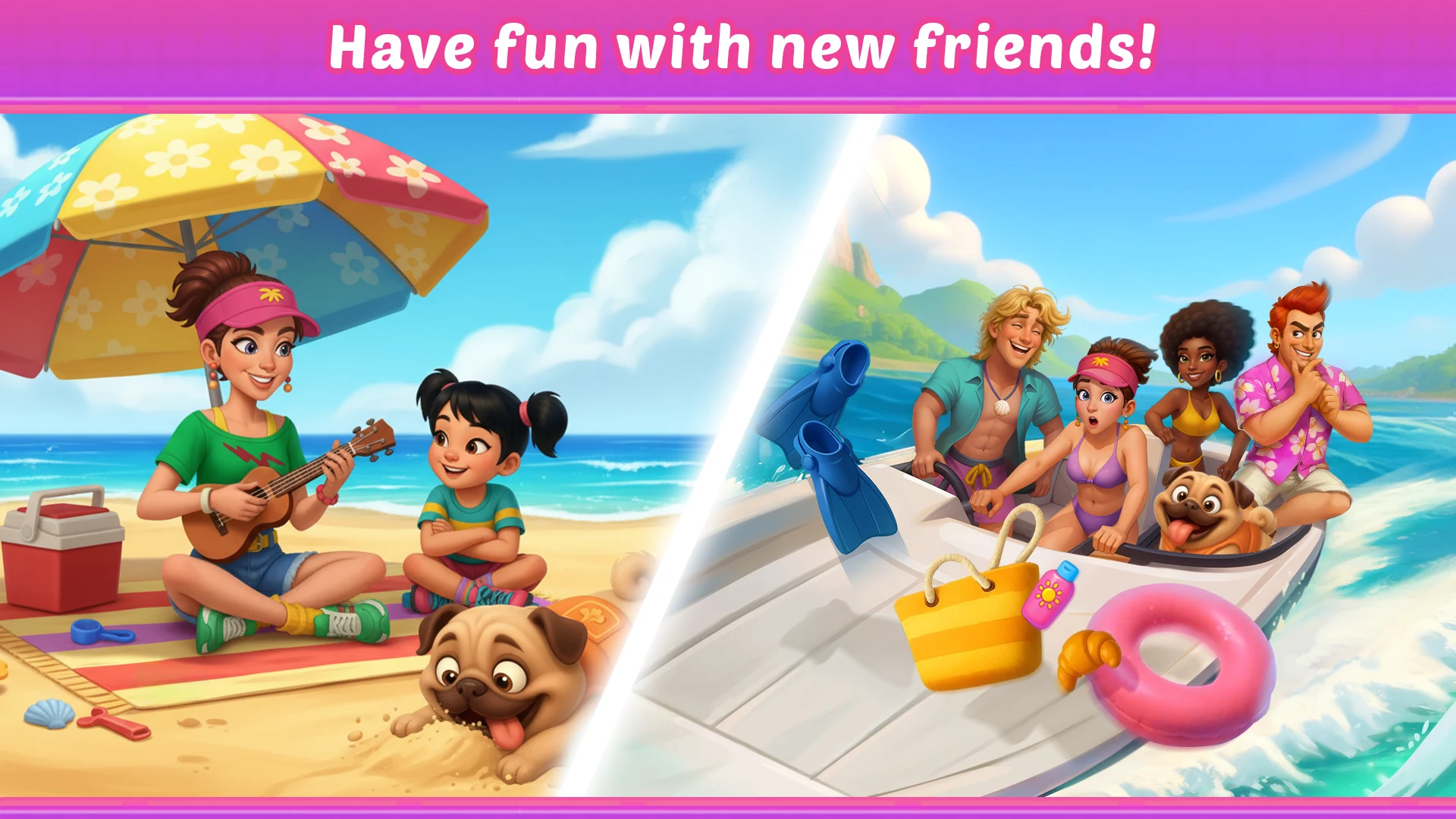 TropicVille: Merge & Chill screenshot