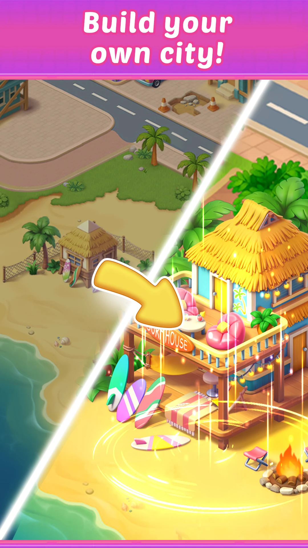 TropicVille: Merge & Chill screenshot
